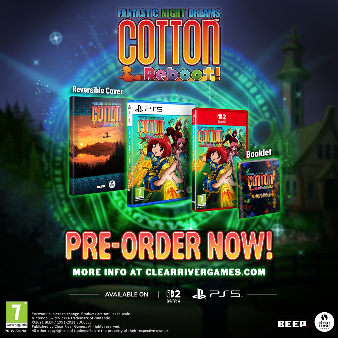 Cotton Reboot! is based on the X68000 version of the original
