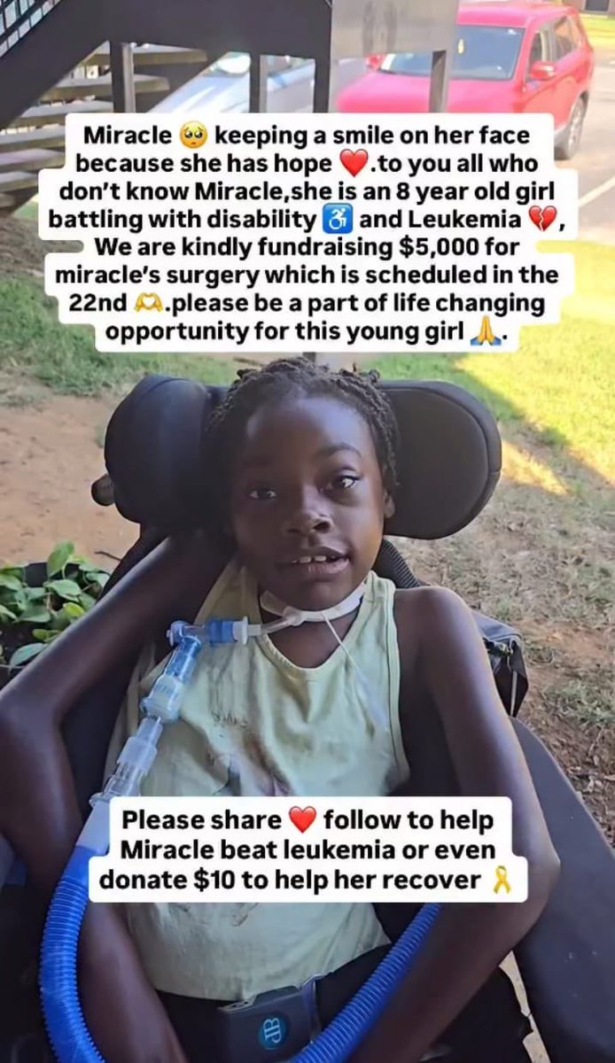 Simonet8ju's tweet photo. 💔 After today’s hospital visit, we learned that Miracle is preparing for cancer surgery on the 22nd. The medical costs are overwhelming, and we can’t do this alone. Please consider donating or sharing—every $1 brings Miracle one step closer to healing. https://t.co/dfys1DX07d