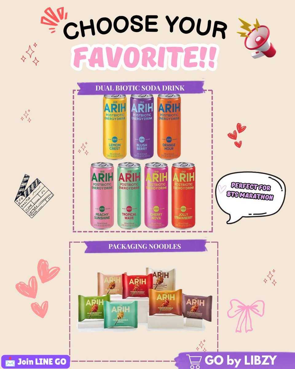 gobylibzy's tweet photo. ♡ OPEN PO ♡
BTS ARIH TASTE 

🍜ARIH NOODLES

💸 270.000 dp 125.000/pack (isi 4) 
💸 75.000 dp 30.000/pcs

🥫DUAL BIOTIC SODA

💸 150.000 dp 80.000

✅ Go line

⚠️ Harga bisa naik/turun

wts wtb arih bts noodle https://t.co/eZTb6AJueZ