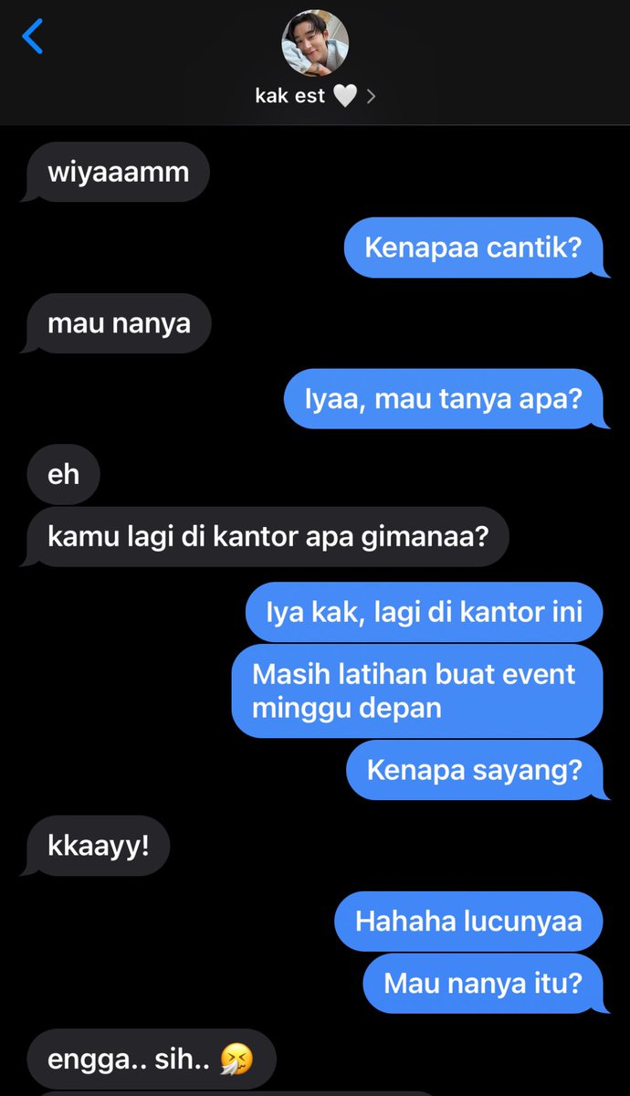 estcaantik's tweet photo. #williamest few tweets au

edisi, kak est katanya ngga cemburuuu? https://t.co/sFU2UHM07K