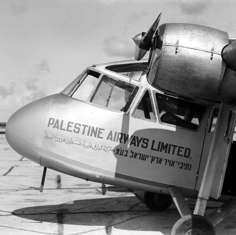 LifeSaudiArabia's tweet photo. Palestine 🇵🇸 Airways, 1930s. https://t.co/sCWRUqDaEn