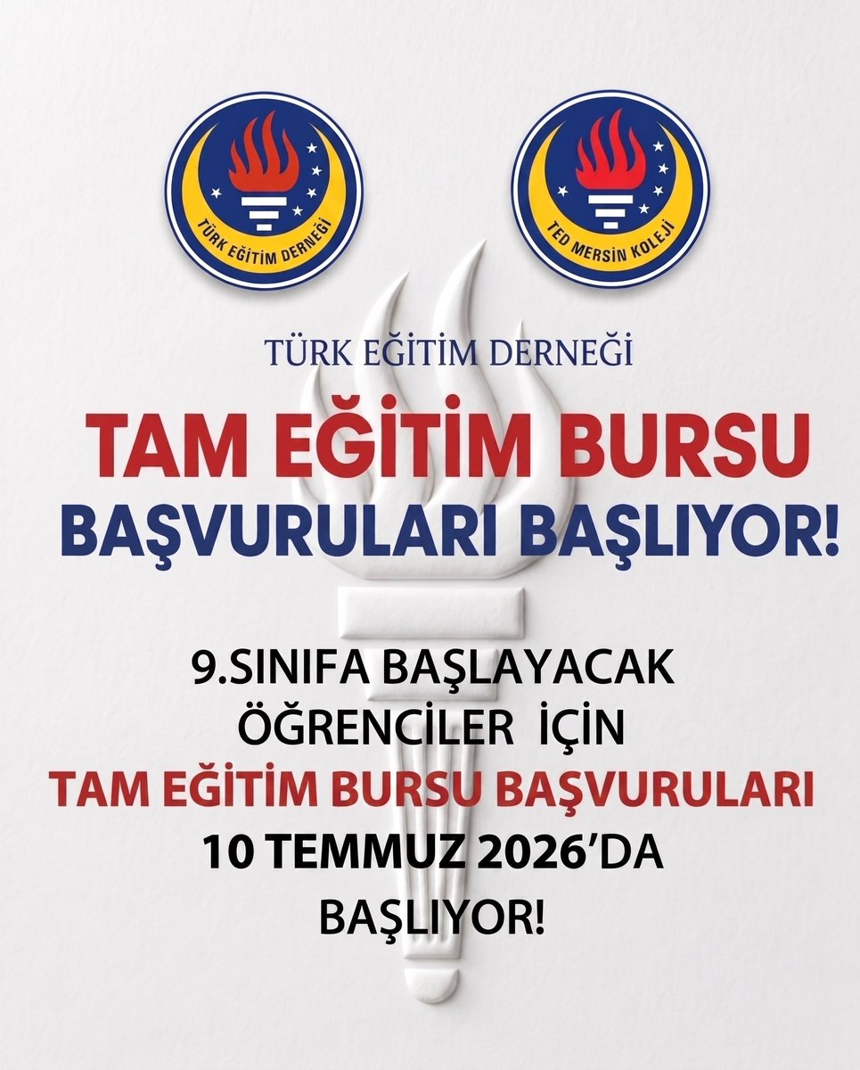tedmersinkolej's tweet photo. 📌 Başvuru Koşulları

✔️ 2026 LGS genel yüzdelik diliminde ilk %5 içerisinde yer almak.

✔️ Ailenin aylık toplam hane gelirinin en fazla üç (3) asgari ücret olması.

✔️ Özel ortaokul mezunu adayların öğrenimlerini %100 burslu olarak tamamlamış olmaları.

https://t.co/4T6KnJZTMS https://t.co/LzD6zTVEq4
