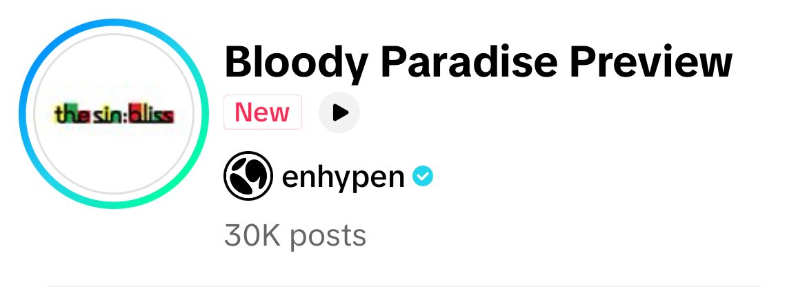 enhaonly01's tweet photo. ENHYPEN has reached 30k posts on their Bloody Paradise preview in just 3 days 🔥

Keep going Engenes! Edit different idols and footballers with the sound, not just Enhypen members. This is how we can make it spread beyond the fandom. https://t.co/qHbQqBO2lk