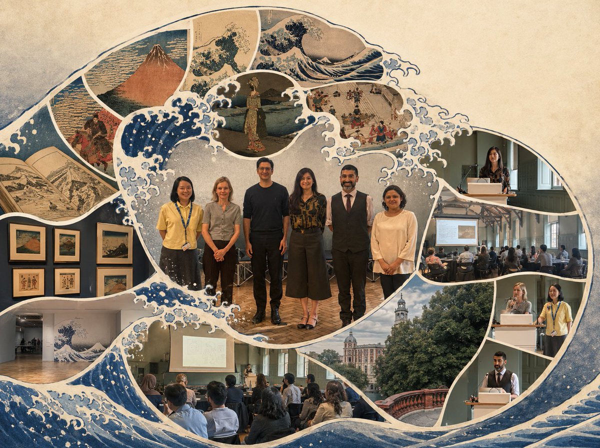 DrNimaGhadiri's tweet photo. Last week’s Joint Uveitis NW Meeting at @WhitworthArt  brought Liverpool & Manchester together beneath the waves, rain and landscapes of Hokusai and Hiroshige.

A fitting reminder that #uveitis, like art, is about layers, pattern recognition and seeing what lies beneath...

Thanks to our speakers and delegates.

#Inflammation #Ophthalmology