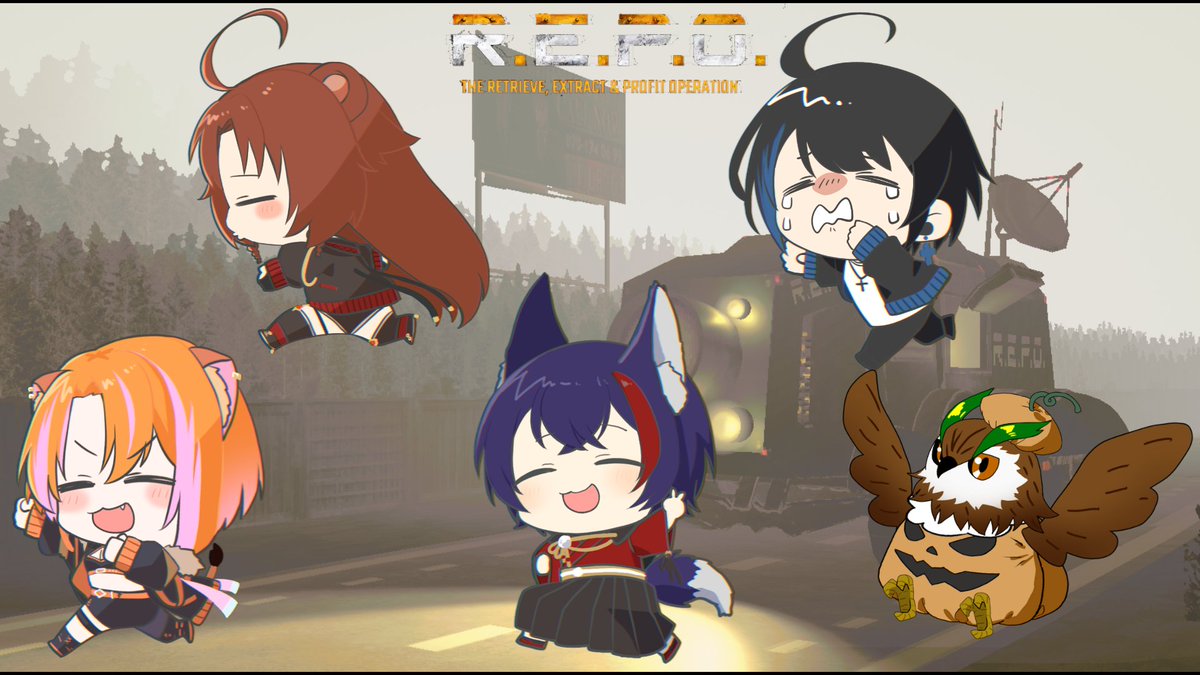 さんくろう様 R.E.P.O.】突然のレポ【黒狼ソウヤ/#VTuber】ちゃん/オウル氏/クロクマ