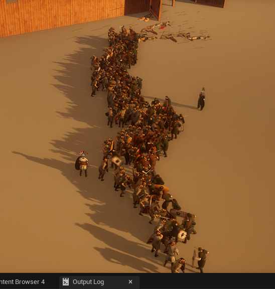 SonsOfMarsUE's tweet photo. BEFORE: moshpit
AFTER: "Push-Pull" flow system. Units now hold formation much better, react dynamically to the line's shape, and the clashing feels way more satisfying and tactical. ⚔️
Thoughts?
#gamedev #indiedev #AI #UE5 #screenshotsaturday #indiegame #madewithunreal #gameai https://t.co/X2WxibfzqW