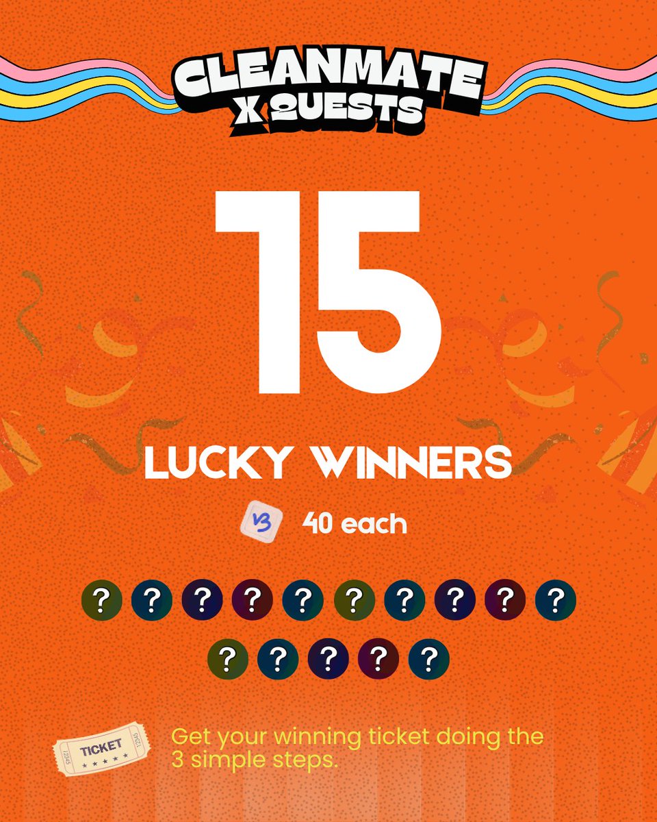 cleanmatedao's tweet photo. 🎉 Cleanmate Quest Time!

Want to win some $B3TR? 👀

To enter:  

Step 1: Follow @cleanmatedao

Step 2: Install or Open VeWorld and use Cleanmate there ♻️

Step 3: Reply with a screenshot of your streaks journey.🔥

Don’t miss out! Good luck! 🔥 https://t.co/s5wwmsRiq3