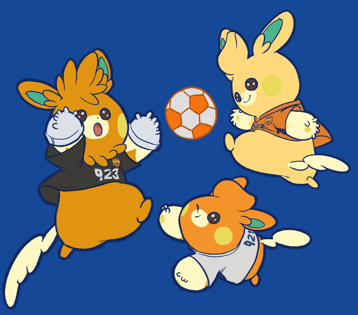 oishiiipotato's tweet photo. Jリーグ×ポケモン！⚽️
清水エスパルスさんパーモットをパートナーに選んでくださってありがとうございます！ https://t.co/iODKTfrH16