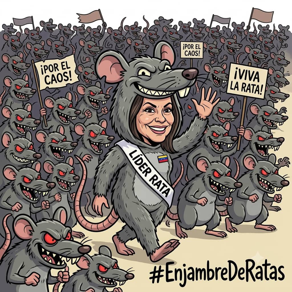 SoyGaby1302's tweet photo. #8Jul || La Mal Llamada Lider de la Oposición, acaba de ser sacada del tablero por sus propios aliados

Washington "No Quiere" a La Sayona, y tiene razones concretas, personas de su equipo, han insultado públicamente a Trump

MCM, seguirá esperando en la Banca

#EnjambreDeRatas https://t.co/DAbjzdocAy