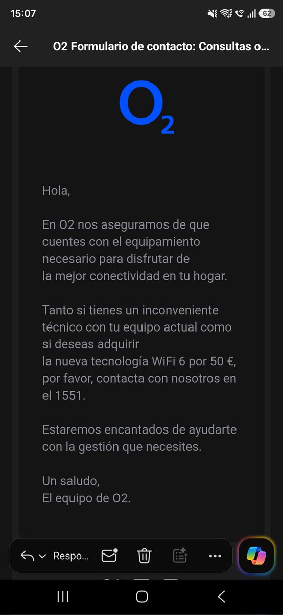 culpadechechu's tweet photo. @bandaanchaeu Me parece más marketing que realidad, sobretodo lo de GRATIS, esto es lo que responden si dices que el router que tienes va mal... https://t.co/PLyk4ICPFk