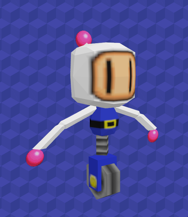 MarcDWyz's tweet photo. Bomberman Hero had an unused transformation model??? Don't tell me it was called, Uni-Bomber?! 🤣 https://t.co/Wb4IOfWfQw