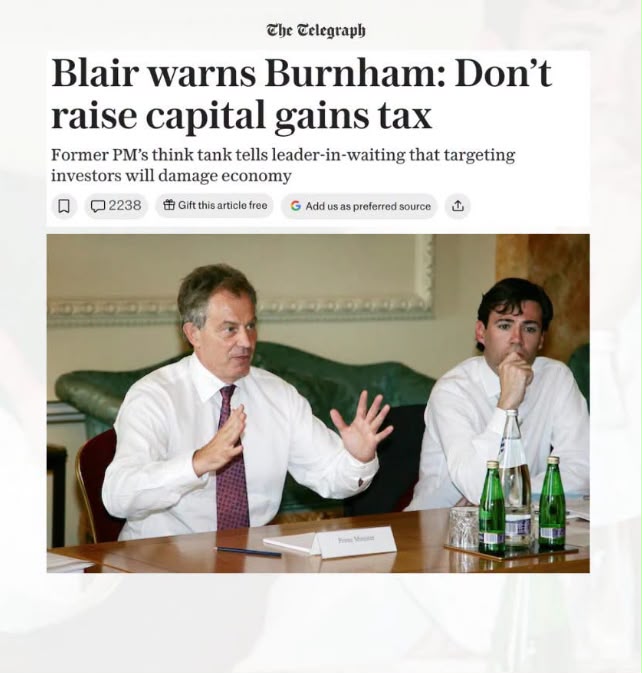 ZackPolanski's tweet photo. When did Labour become the party who wants to tax those who clean buildings more than those who own them? 

This can’t be right. 

The Green Party would equalise Capital Gains Tax and Income Tax. https://t.co/uNeclGL8Tc
