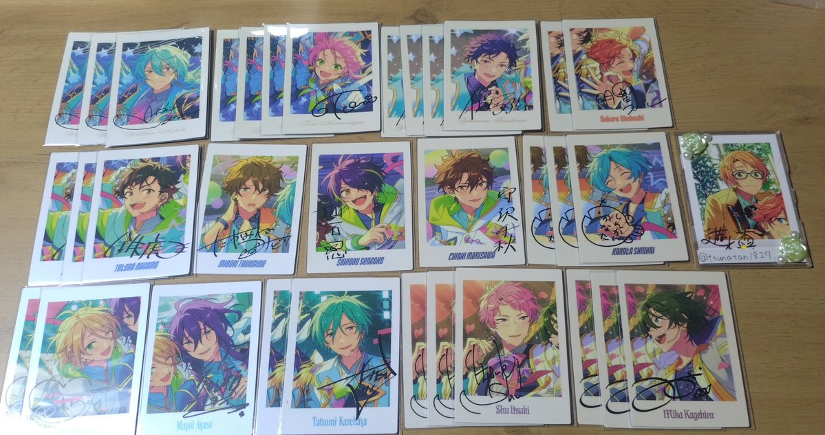 tsunatan1827's tweet photo. 【交換】あんスタ ぱしゃっつ 10周年

【譲】渉 桃李 弓弦 スバル 鉄虎 翠 忍 千秋 奏汰 藍良 マヨイ 巽 宗 みか ゆうた HiMERU こはく ニキ 晃牙 アドニス 友也 なずな 光 創 敬人 紅郎 颯馬 維吹 凛月 嵐 夏目 つむぎ 宙 斑 エス ユメ ライカ

【求】真

郵送
3~
まとめて優先
よろしくお願いします https://t.co/zeBxUG5DXf