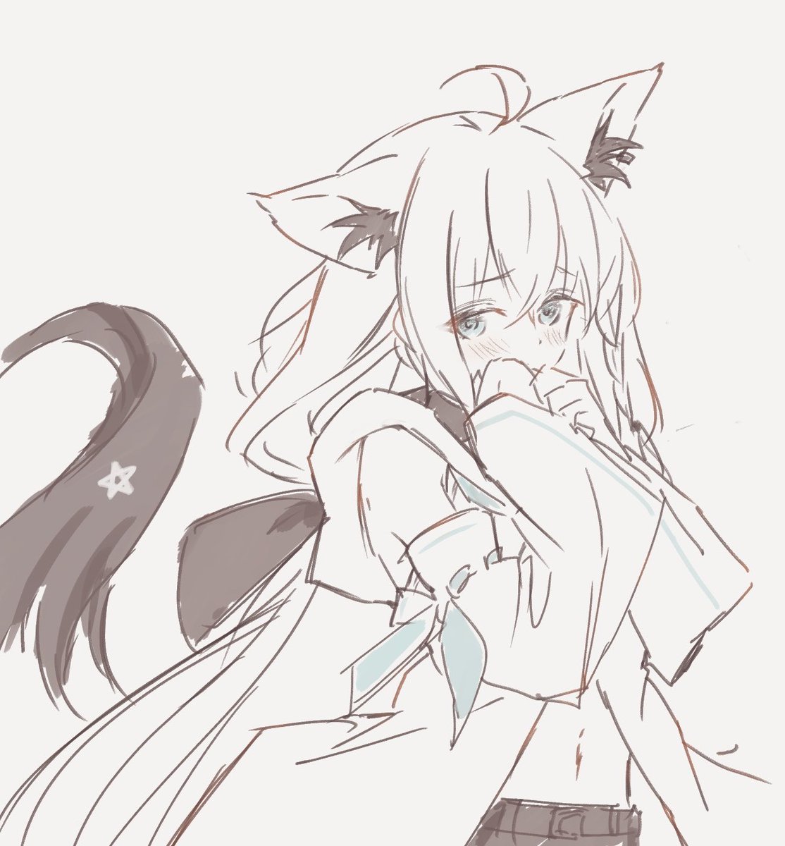 Non24873754's tweet photo. 照れきつね

 #絵フブキ https://t.co/BVVs84m6rT
