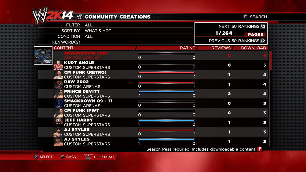 OBSG__'s tweet photo. so, yesterday my favorite wrestling game of all time WWE2K14, the servers came back online on ps3 after almost 11 years, October 31st 2015 the official online servers went offline &amp; nobody had hope they'd ever come back online. as of July 8th 2026 they're back, fan made! https://t.co/L4lfSjXise