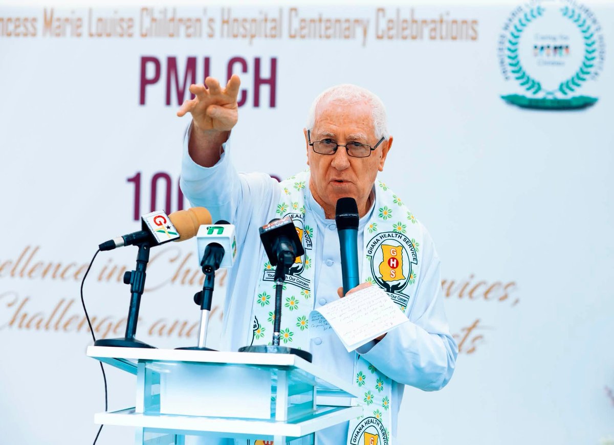 UKGCC_ExecDir's tweet photo. Honoured to join the centenary celebration of Princess Marie Louise Children's Hospital, marking 100 years of caring for Ghana's children.

Through the @UKGCC_ACCRA, @fidelitybankgh and @BlueSkiesGh  donated GHS30,000 and GHS20,000 respectively to support the hospital.

#UKGCC https://t.co/4uDfy97iCe