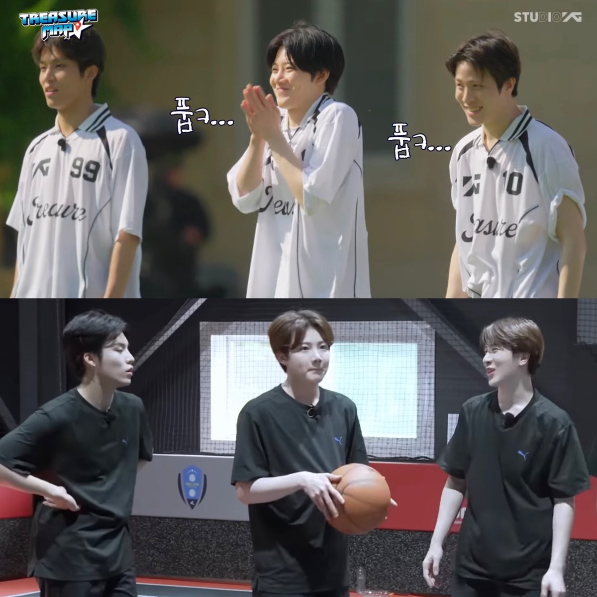 kyuhoer's tweet photo. always these three giggling and reacting from the sidelines https://t.co/qhzaAJvIrJ