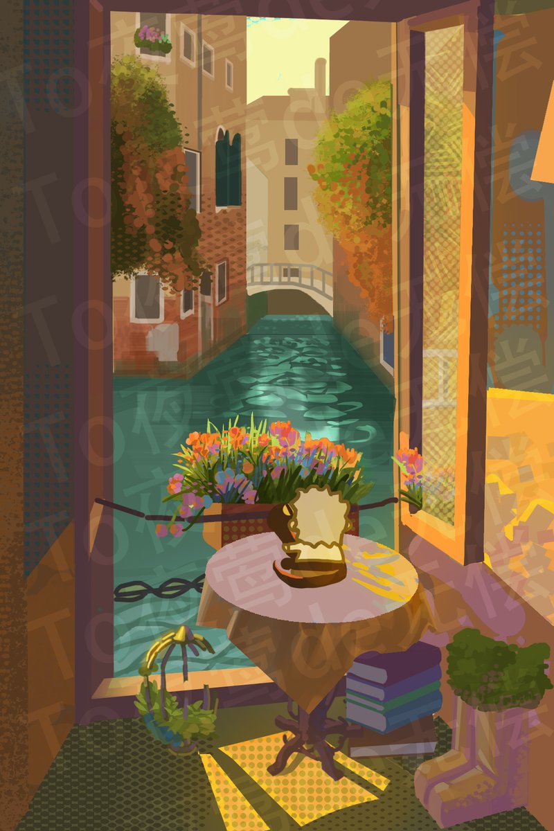 longbanmao's tweet photo. A painting gifted to a friend  #GoodOmens #goodomens https://t.co/vkEzMJivJK