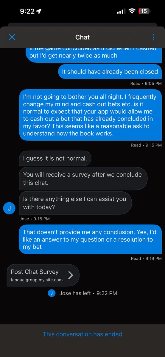 taxmynutsack's tweet photo. @DKSports Hey, I’m not sure the best way to go about this but I have a direct conversation with FanDuel completely screwing me over. I’d be happy to pass it along for some bonus bets 😂😉🤷‍♂️ lmk if there is a better way to reach out. Sneak preview https://t.co/nHeranVrKO