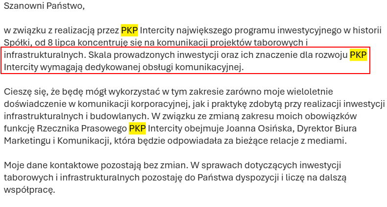 bartoshchyz's tweet photo. Jeśli dobrze rozumiem komunikat @MWrzosek77, to @PKPIntercityPDP swoim inwestycjom, które można przecież przyrównać do utworu literackiego, muzycznego, dzieła sztuki, poświęciło nowy rodzaj dedykacji, czyli "obsługę komunikacyjną". https://t.co/ZbAvdF5t84