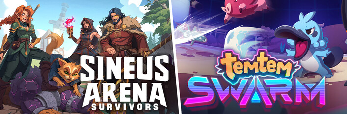 sineusarena's tweet photo. Love surviving hordes and building crazy co-op synergies?
🤝Temtem: Swarm (@PlayTemtem) and @SineusArena have officially teamed up! Grab two awesome bullet-heaven games at a sweet 10% discount.
🔗 https://t.co/kl5YNjT72w
#SteamBundle https://t.co/FRwlFJ7LXf