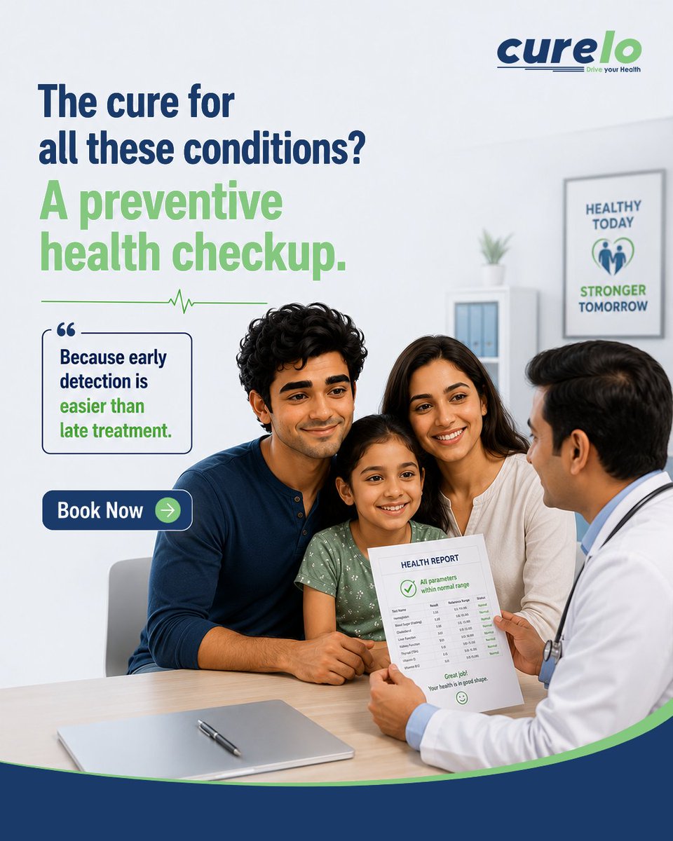 Curelohealth's tweet photo. We've noticed these are some of the most common "conditions" around. 😭
Chances are, you've had at least one of them.
Swipe through and let us know which one sounds most like you.
#Curelo #Preventive #HealthCheckup #FullBodyCheckup #BookNow https://t.co/44qpXEDrhG