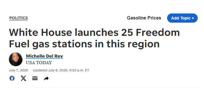 scottlincicome's tweet photo. So, the Stalwart Anti-Communists just opened a chain of government gas stations and called them "FREEDOM fuel"?

I feel like I'm taking crazy pills. https://t.co/noOaG5X0uO https://t.co/rc387wt8Ru
