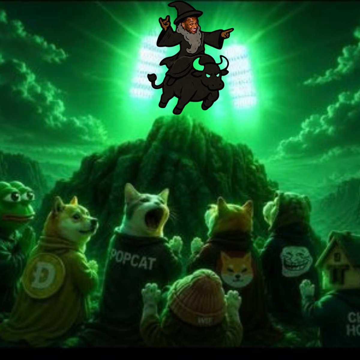 blackwizem's tweet photo. The Black Mage knows one spell.
Summon the bull. No matter what.

$WIZEM

33xueez591qe8mMamFnu3nFB28JF3M9f6UTpGEe6pump https://t.co/4zVajp69TW