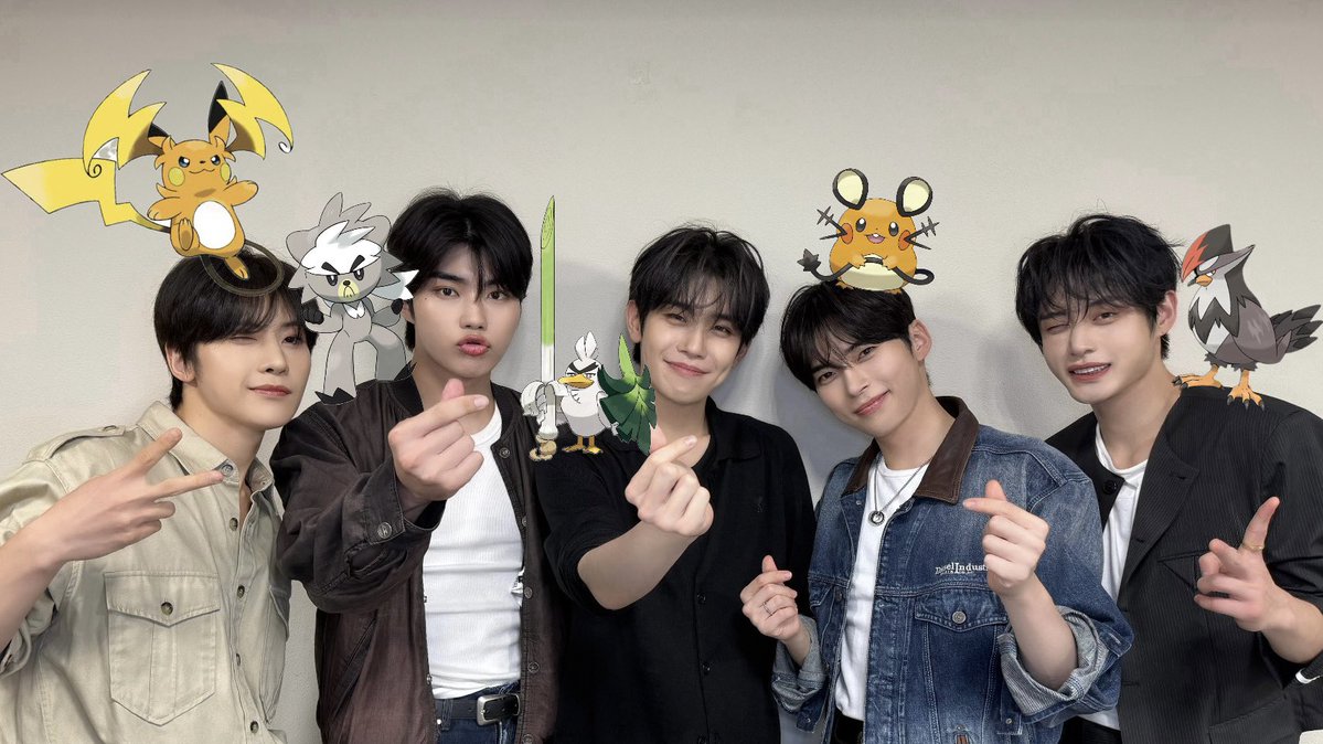 myseokryudan's tweet photo. jebewon and their government assigned pokemons https://t.co/iE7Nc9gSfv
