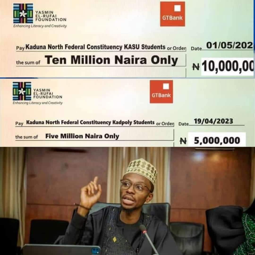Sir_Arabz's tweet photo. Hon Bello Elrufai @B_ELRUFAI
EDUCATION PROJECTS
Awarded Scholarships To 145 Students At Kaduna State University, Totaling 12 Million Naira.

Collaborated with the Yasmin El-Rufai Foundation to provide scholarships for Kaduna Polytechnic students, costing 5 Million Naira.

Paid 1 Million Naira for Islamic school fees for students in Kawo and Shaba wards.

Covered Islamic school fees for students in abasawa and Unguwar Dosa wards,
amounting to 1 Million Naira each.

Funded Islamic school fees for students in Badarawa ward with 1 Million Naira.

Engaged a credible organization to train students with "EXPO", an engaging visual learning tool, in curated topics from JAMB, WAEC, GCE and NECO syllabus.

Distributed over 300,000 books to less privileged pupils in various public schools in Kaduna North in collaboration with National Board for Arabic and lslamic Studies (NBAIS) and Border
Communities Development Agency (BCDA).

Collaborated with The Yusuf Bala Usman Education Empowerment Initiative, approved and funded five million naira for students from Kaduna North Federal Constituency who are enrolled at Ahmadu Bello University (ABU).

Initiated Phase Il of the Mallam Yusuf Bala Usman Scholarship for students from Kaduna North in Ahmadu Bello University. Allocated 10 Million Naira

Allocated 5 million for Polytechnics and every university has 10 million earmarked.

Allocated 3 million naira to cover tuition fees of students of the Airforce Institute of Technology (Afit) Airforce Base Kaduna.

Allocated 1.2 million Naira to cover the WAEC fees and registration of underprivileged students in Badarawa/Malali, Bakin Boda, Kasuwan Sati, Badarawa Karaye Road and College Road, Unguwar Dosa Wards of Kaduna North
