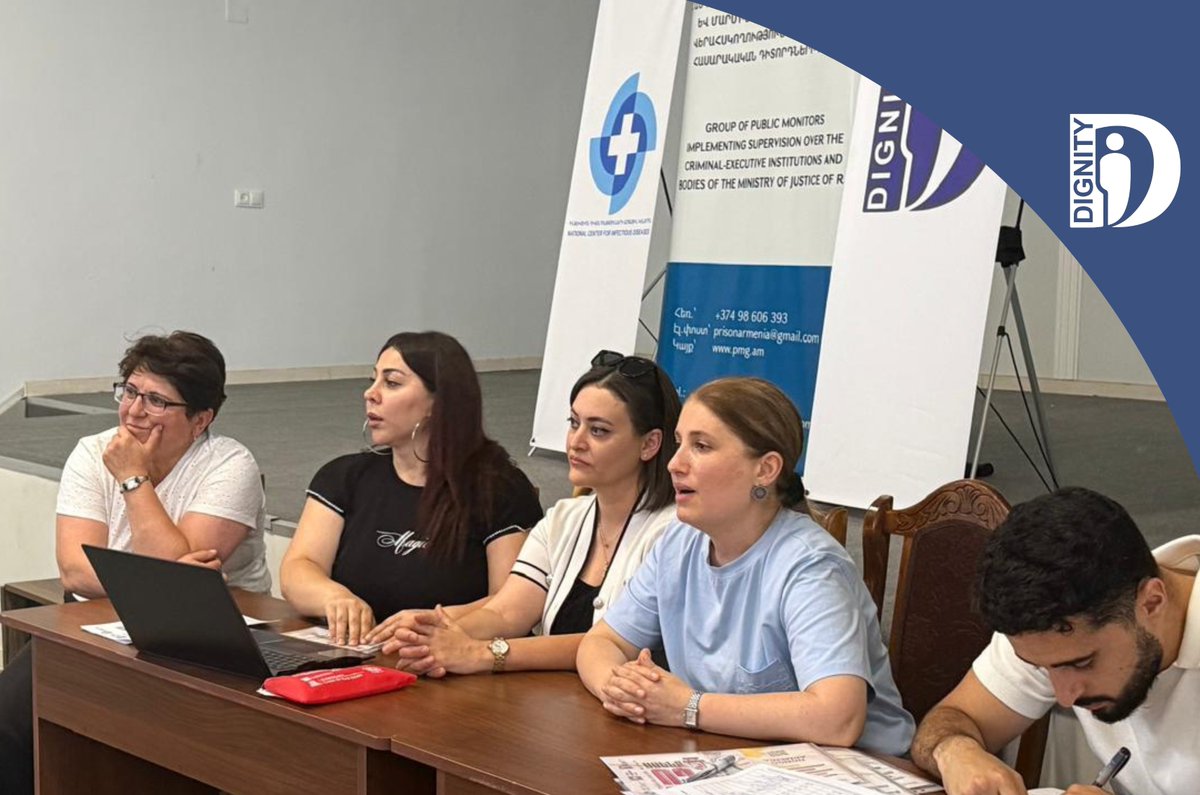 DignityNGO's tweet photo. Capacity Building Training for Persons Kept at Nubarashen Criminal-Executive Institution of the Ministry of Justice of the Republic of Armenia. @MinHealth_Arm      https://t.co/oxoeQPjmus https://t.co/EFeqgARxxc
