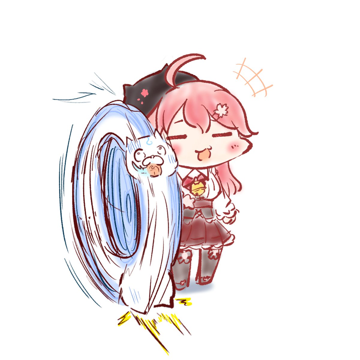 FALLMARCH's tweet photo. 🌀🌸
＃miko_Art
 #みこスバ謎解き https://t.co/0N9aVR8QXh