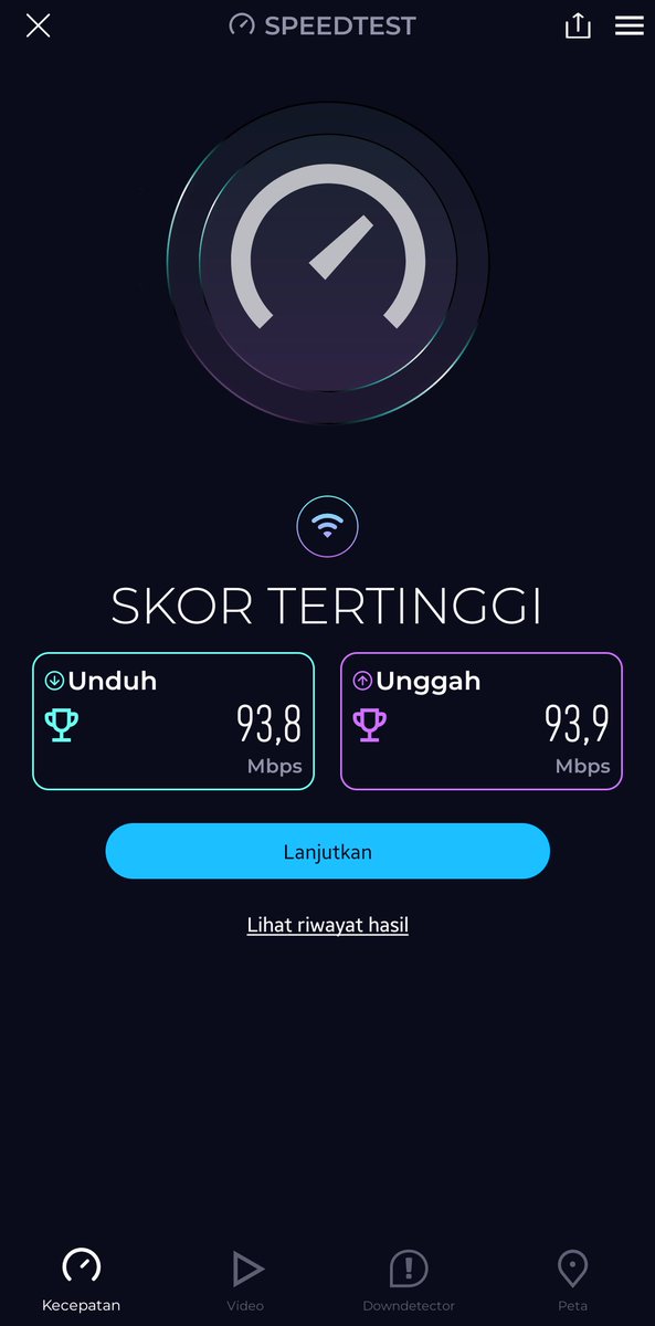abcdel____'s tweet photo. @galihhb @MrOngDedy @IndiHome waduh saya juga baru up ke penawaran 500mb, hasilnya gini https://t.co/bgLQe0mro9