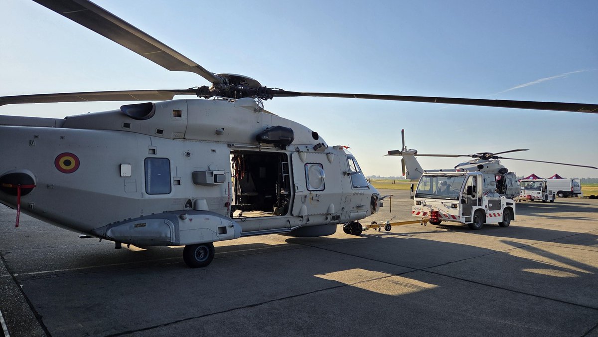 defis_eu's tweet photo. 🚁 Where #EUSpace help rescue teams save lives.

We're @ Koksijde Air Base 🇧🇪, showcasing the life-saving capabilities of #GalileoEU's Search and Rescue (SAR) service, helping locate people in distress faster &amp; more accurately - when every min counts.

🔗 https://t.co/Qhga9Mo1W1 https://t.co/Rc00QXRDEF