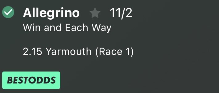 RacingValueEdge's tweet photo. 11/2 win 🥇 https://t.co/RBBIO31FWu