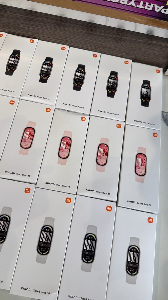 bichrihightech's tweet photo. Ziar👋👋
🔥 Xiaomi Smart Band 10 disponible !

👉Étanche 5 ATM + mode natation avancé (150+ modes sport)

😴 Suivi du sommeil avancé avec programme d’amélioration 21 jours

❤️ Fréquence cardiaque, SpO2, stress en continu

🏷️40.000fcfa rek

☎️Dm et 776066280
🛵livraison possible https://t.co/kdcBENQJ7a