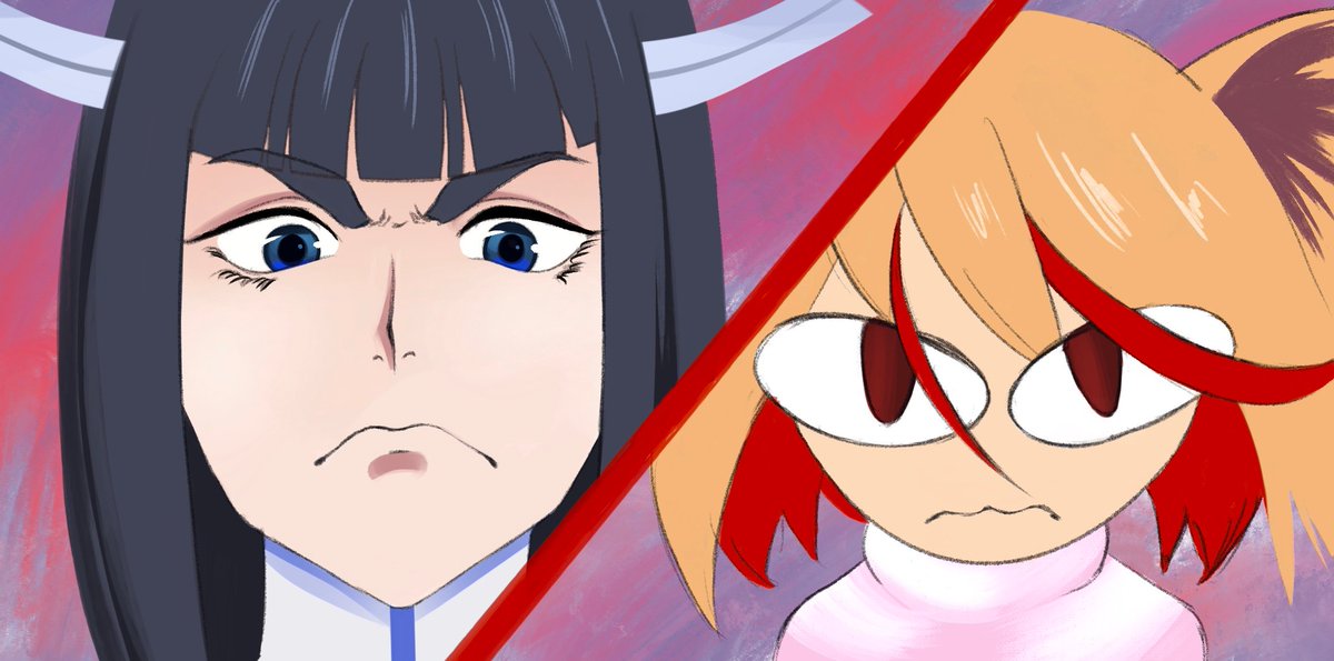 Garyuu_X's tweet photo. @IxahJ Neko Arc and Satsuki share the VA. Talk about crazy range in this one. https://t.co/1aD8rBTtO7