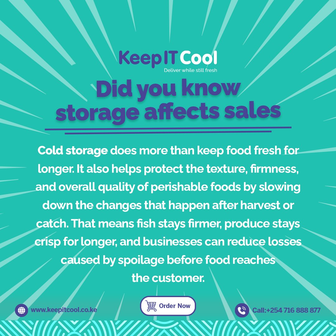 keepitcoolapp's tweet photo. π‘ Did you know?
At Keep IT Cool, our cold chain helps businesses reduce post-harvest losses while delivering freshness from source to customer. That's how we keep food fresh and businesses growing. βοΈ
#KeepITCool #ColdChain #FoodSecurity #ReduceFoodWaste #FreshEveryStep https://t.co/UgHHXWZdFn