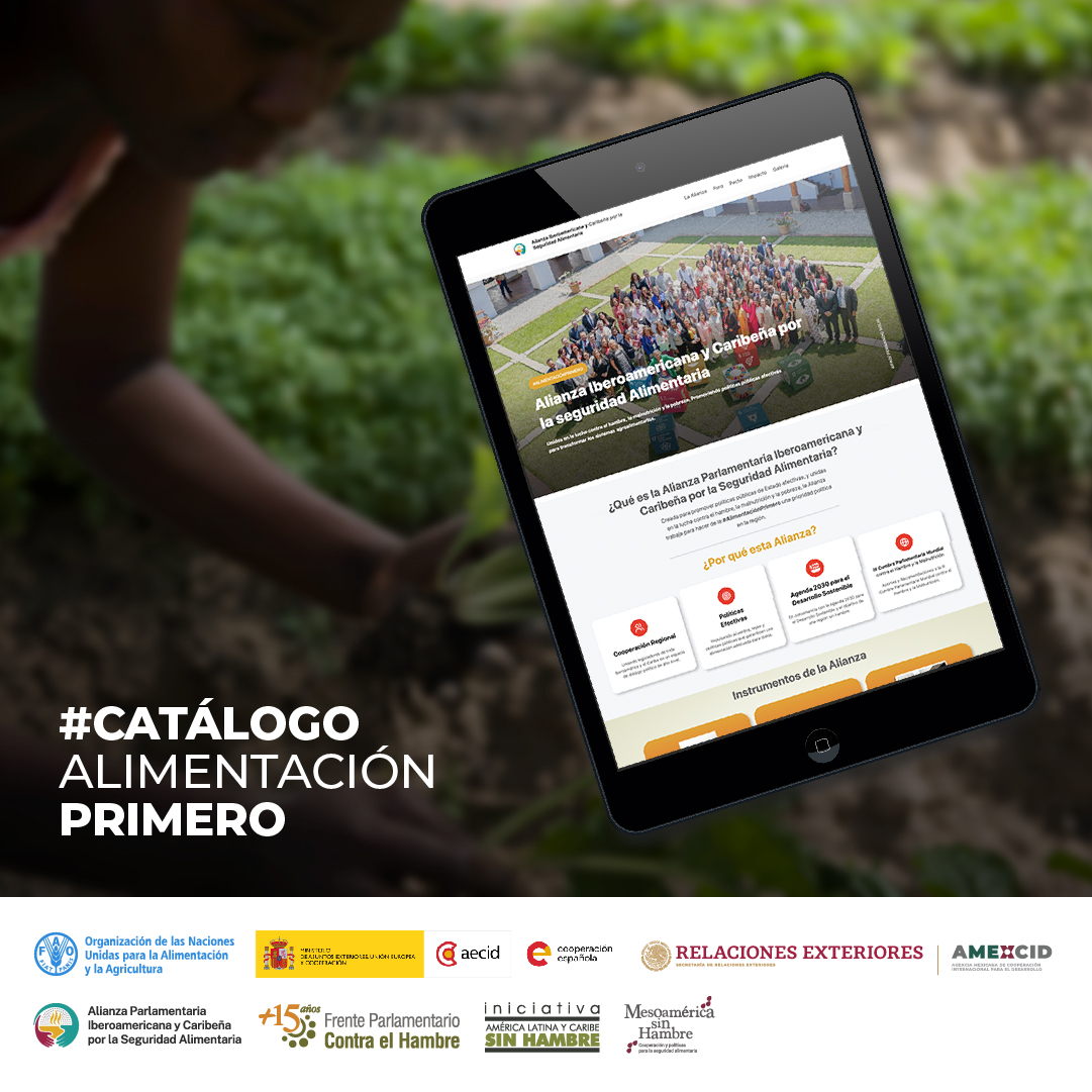 ALCsinhambre's tweet photo. La Alianza Parlamentaria Iberoamericana y Caribeña por la Seguridad Alimentaria une a legisladores de toda la región para impulsar el Pacto #AlimentaciónPrimero, promoviendo leyes reales con perspectiva climática y de género 🤝👩🏽‍🌾

📲 Conoce más sobre aquí: https://t.co/ZzOtZUoz5z https://t.co/tVrptgHHVp