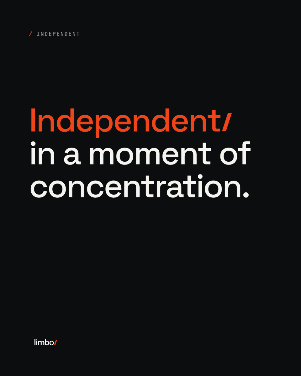limbomusic's tweet photo. Some days the industry makes this feel harder than it should.

Then we come back to these two words, and everything gets clear again.

Independent. Human.

Still worth building for, still worth protecting. With love, since 2006. https://t.co/CSGkLlEiWd