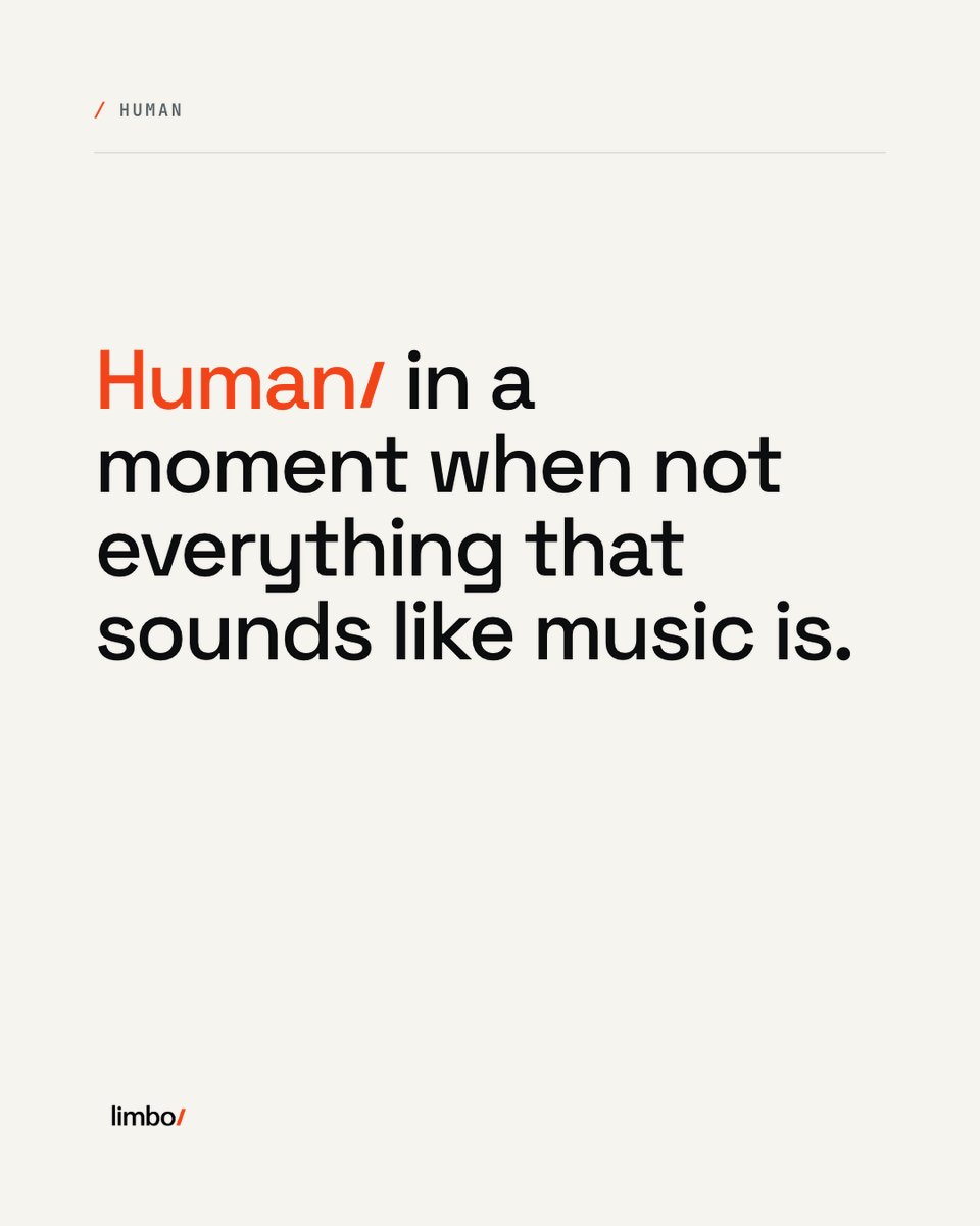 limbomusic's tweet photo. Some days the industry makes this feel harder than it should.

Then we come back to these two words, and everything gets clear again.

Independent. Human.

Still worth building for, still worth protecting. With love, since 2006. https://t.co/CSGkLlEiWd