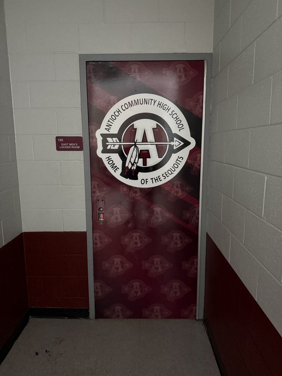 Sportdecals's tweet photo. Antioch Community High School is gearing up for an exciting new school year!
Check out their new door wraps - an eye-catching way to welcome students, staff, and visitors while showcasing school pride!

Looking to boost spirit throughout your campus? Get started today! https://t.co/p6TbSaFWXM