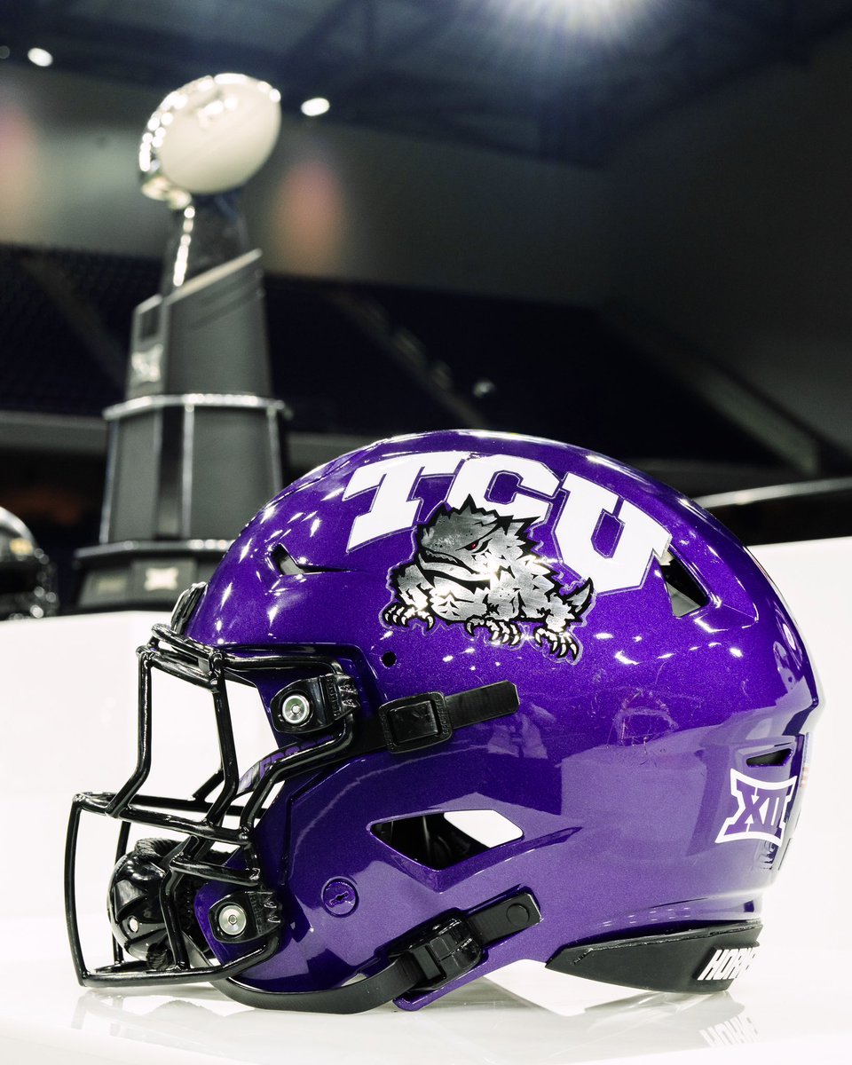 TCUFootball's tweet photo. our turn to have some fun at @Big12Conference media days‼️ #GoFrogs https://t.co/xIMjod6gVK
