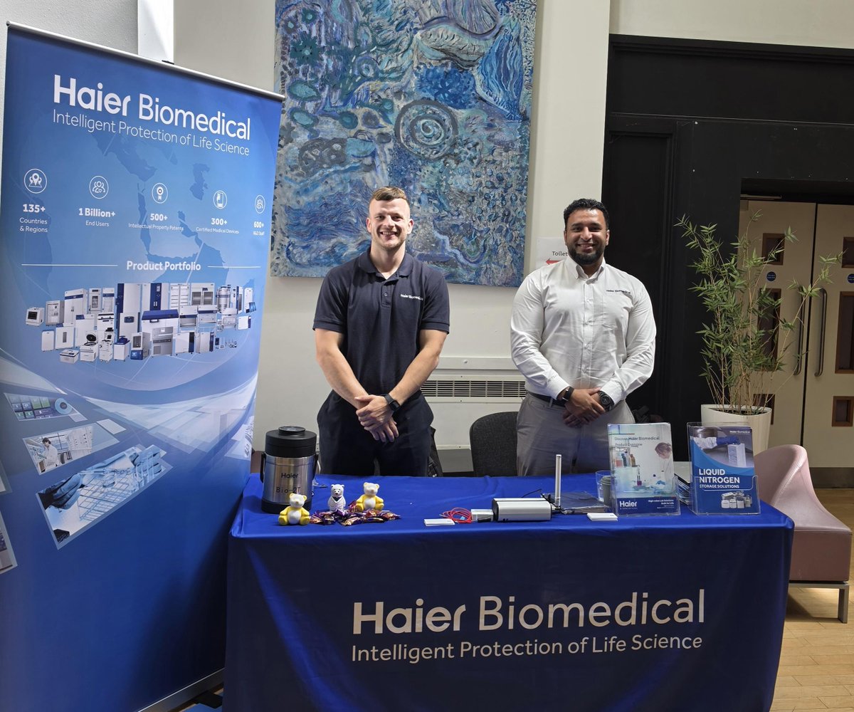 HaierBiomedical's tweet photo. Weโre live at 40th SCUG today in Glasgow at Broadwalk Theatres!
Looking forward to meeting scientists and healthcare professionals in the field of stem cell and bone marrow transplantation. ๐จโ๐ฌ
#SCUG #Glasgow #HaierBiomedical #HealthcareInnovation https://t.co/S7cbrr361u