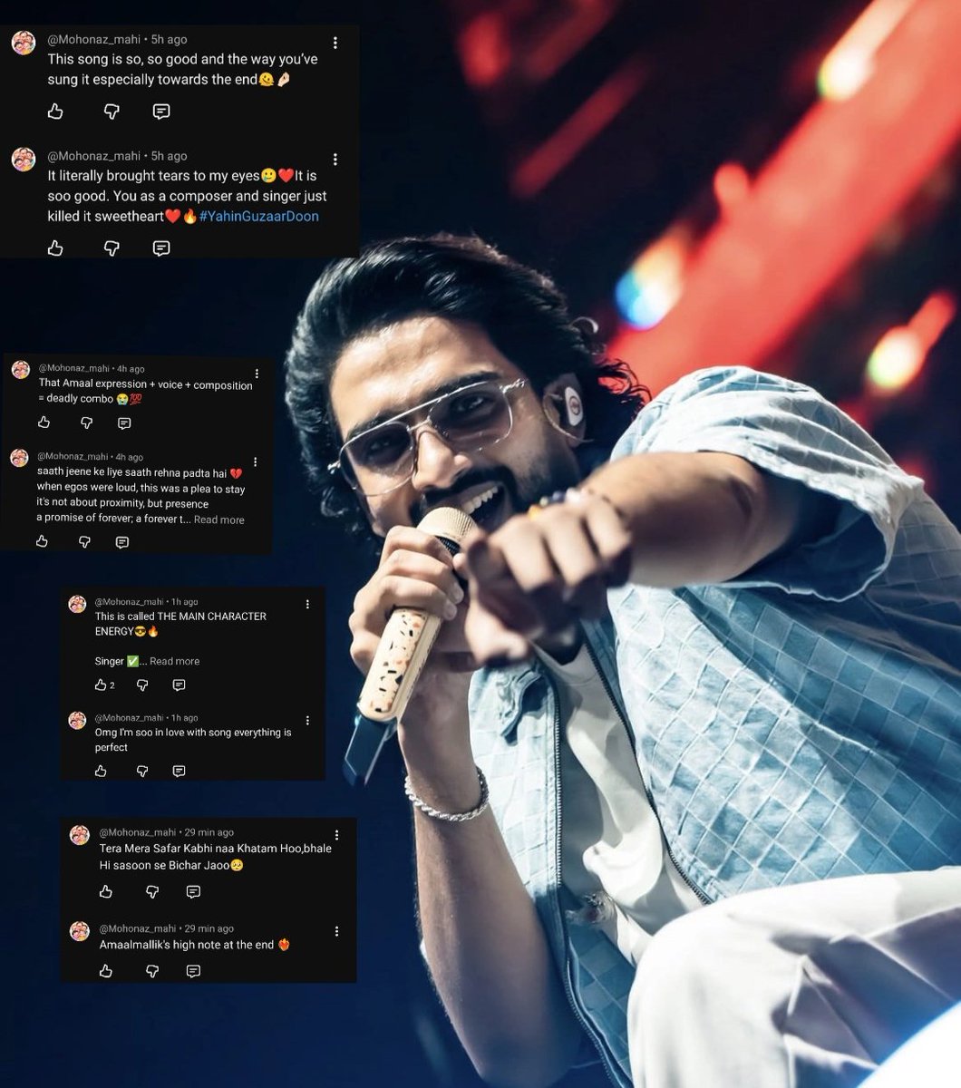 Mohonaz_mahi's tweet photo. Activity Starts Now! ❤️

The activity has begun! Stream Yahin Guzaar Doon and drop 2 meaningful comments after every stream.

Let's do this together, Amaalians! ❤️

#YahinGuzaarDoon #AmaalMallik #Amaalians https://t.co/bKUIU70ezO