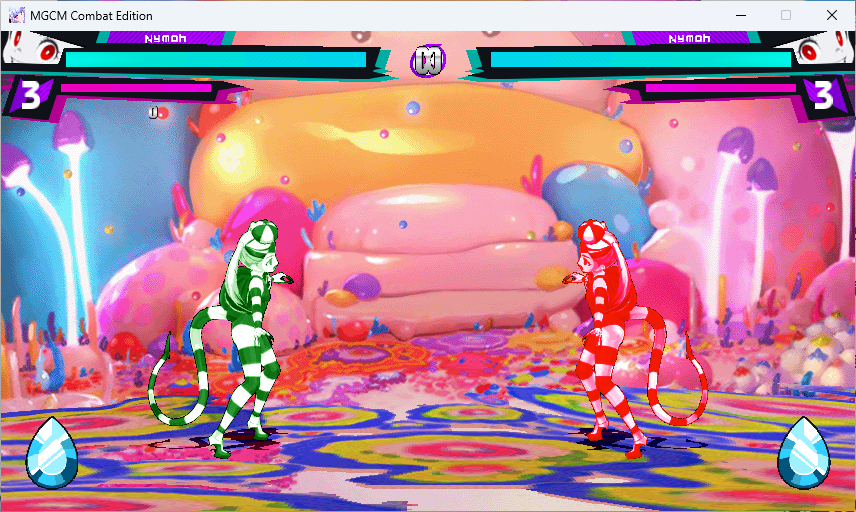 kumakuma_MGCM's tweet photo. ニンフちゃんのカラーバリエーション
（ニンフちゃんはキャラカラーが１２色あります）
#マジカミ #MGCMCE https://t.co/UvgzPFezNj