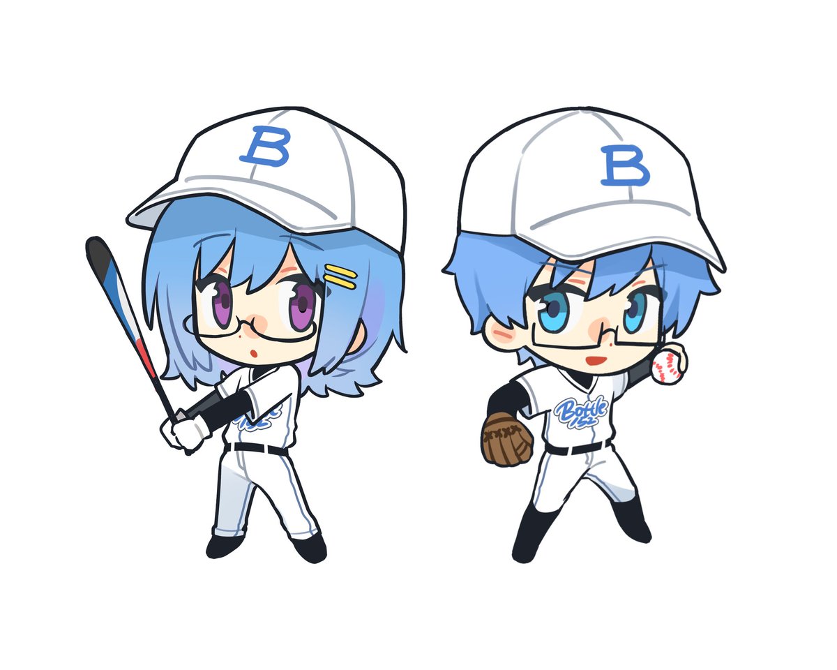 winson_412's tweet photo. ���：打者其实戴头盔
号主：啊呃呃忘了
（其实持棒姿势也画错了，就当妹儿只是拍照片玩吧反正打过棒球的只有子君） https://t.co/16UoJfeNa8