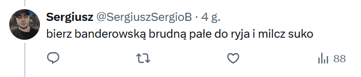 obserwator032's tweet photo. @SergiuszSergioB @WolnaRadio Jeżeli ja jestem debilem, to się zastanów jakim odpadem społecznym jesteś ty. Nie wiem jakim musiałbym być skurwysynem, śmieciem jebanym, kurwą, dziwką i bezzębnym żulem sprzedającym się pod śmietnikiem, by reagować na to co napisałem takim hasłem jak poniżej: https://t.co/Y3bqxJfHrb