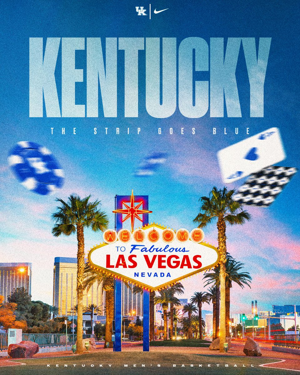 KentuckyMBB's tweet photo. VIVA CATS VEGAS ♣️♠️

Lexington, KY 🛫 Las Vegas, NV https://t.co/dqcJB6NfUw