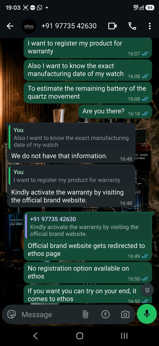garygrimlord's tweet photo. Talk about brands and their service. 0 support received from @ethoswatches for their official @LuminoxVzla watch. Others should learn how to brush off their customers from their support team
#consumer https://t.co/vf5ii1OGWo